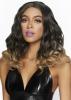 Curly Ombre Long Bob Wig - Brown/Blonde