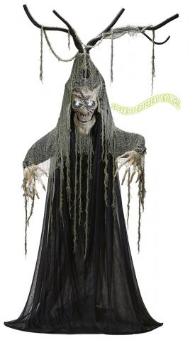 Sound Sensor Activated Haunted Halloween Tree