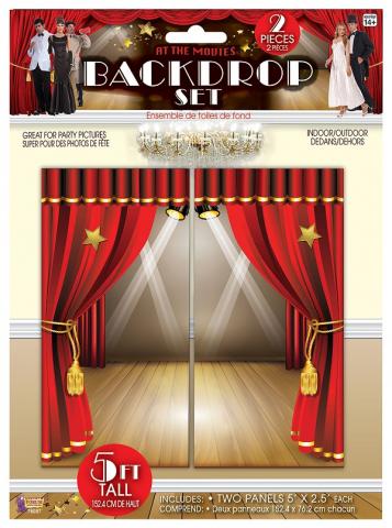 At the Movies Backdrop Set