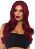 Long Burgundy Wavy Wig