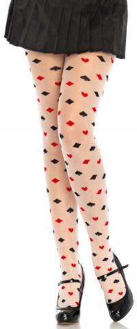 Royal Card Suit Pantyhose