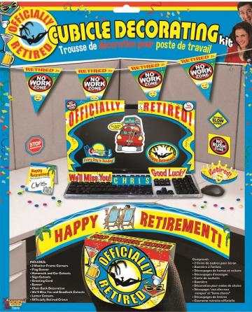 Happy Retirement Cubicle decorating Kit