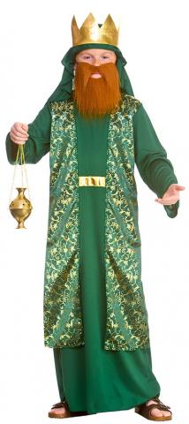 Kids Green Wise Man Costume