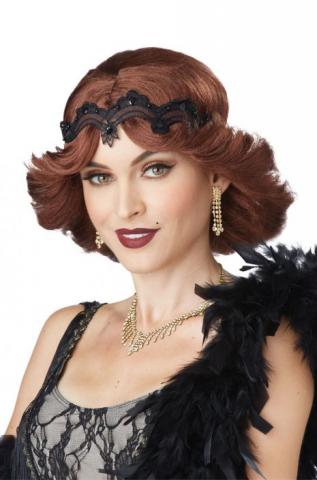 20s Glitz and Glamour Brunette Wig