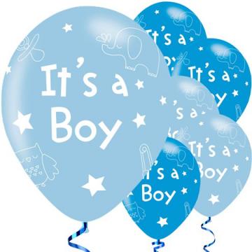 Its A Boy Latex Balloon
