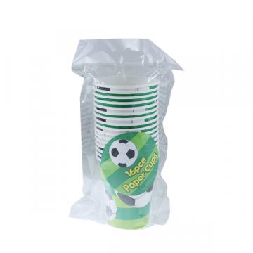 Football Party Paper Cups - 16 Pack