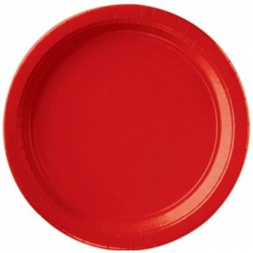 Apple Red Paper Plates 8 Pack