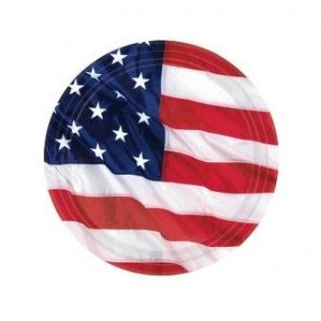 USA American Flag Party Paper Plates - 8 Pack