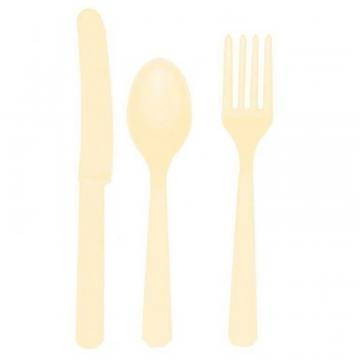 24 Piece Cutlery Set - Vanilla