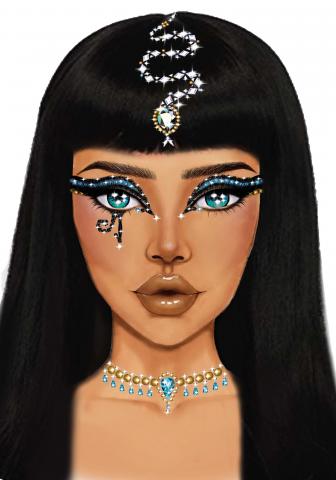 Cleopatra Face Jewels Stickers
