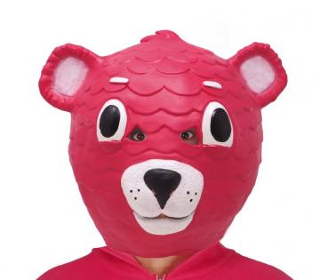 Pink Bear Latex Mask