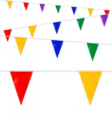 Multi-Coloured PVC Flag Bunting