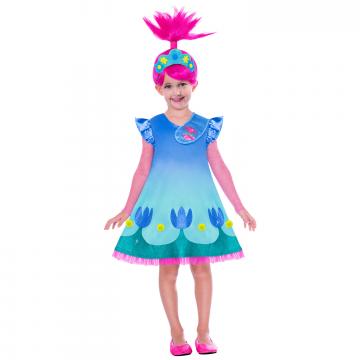 Kids Trolls Girls Poppy Costume