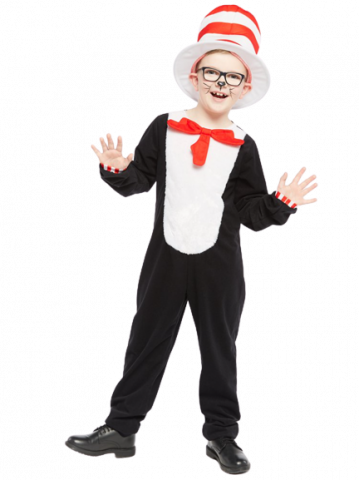 Cat In The Hat Jumpsuit - Tween