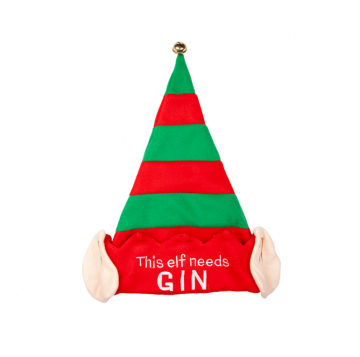 This Elf Need Gin- Christmas Hat