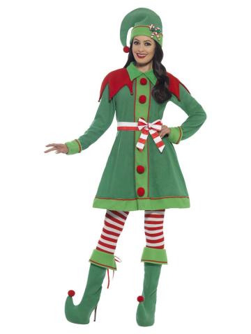 Deluxe Miss Elf Costume