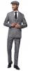 Suitmeister 20's Gangster Grey Suit