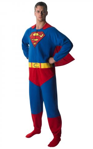 Adult Superman Onesie Costume