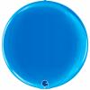 Blue Globe Foil Balloon - 15"