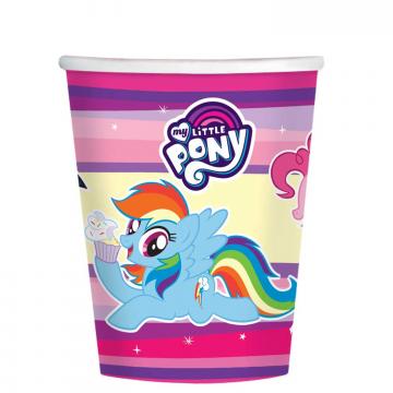 My Little Pony Paper Cups 266ml - 8 Pack