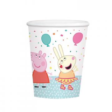 Peppa Pig Paper Cups 250ml - 8 Pack