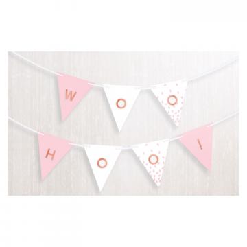Rose Gold Blush Personalised Banners 4.57m
