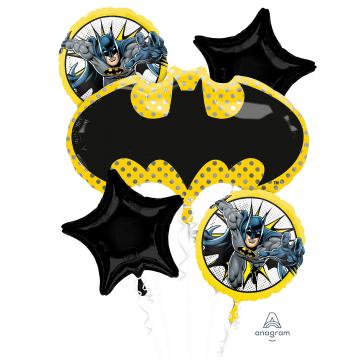 Batman Helium Inflated Balloon Bouquets