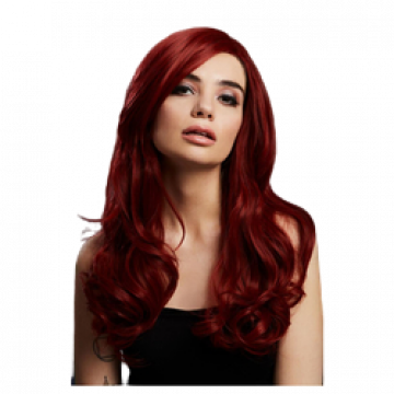 Deluxe Khloe Wig - Ruby Red