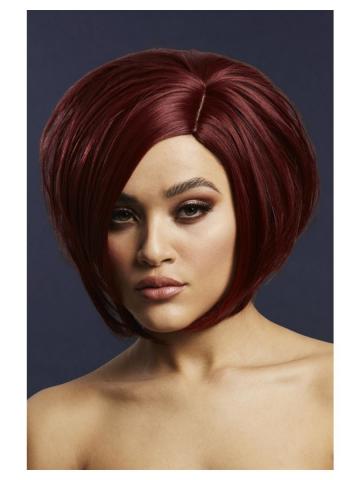 Deluxe Savanna Wig - Deep Red