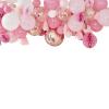Luxury Blush and Peach Garland Kit with Honeycombs, fans and tassels - 95 Pieces