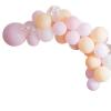 Matte Peach And Pink Balloon Arch Kit - 60 Pieces