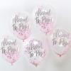 About To Pop! Pink Baby Shower Confetti Balloons - 5 Pack