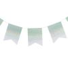 Mint Green Ombre & Gold Foiled Hooray Paper Bunting