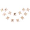Pink And Gold Foil Happy Birthday Bunting
