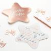 Rose Gold Foiled Baby Shower Advice Cards - 10 Pack