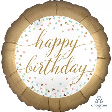 Happy Birthday Foil Balloons - 18"