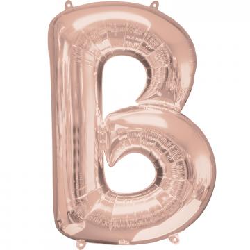 16'' Letter 'B' Rose Gold Air Fill Balloon