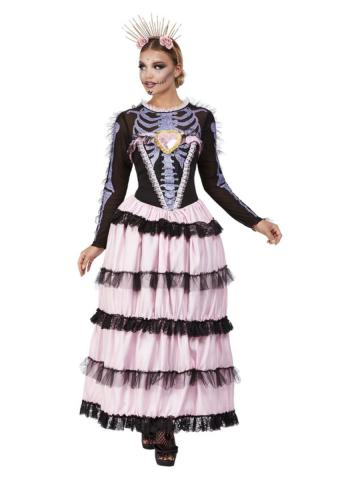 Deluxe Day Of The Dead Senorita Costume