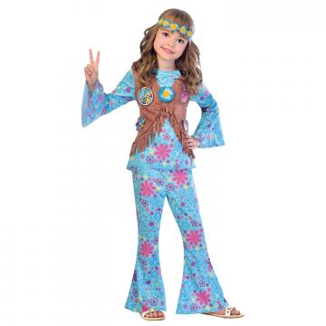 Flower Power Hippie Costume - Teen