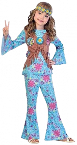 Flower Power Hippie Costume - Kids