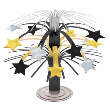 Black & Gold Stars Cascade Centerpieces