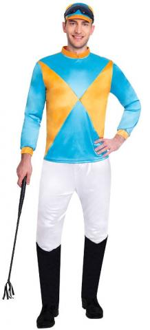 Blue/Orange Jockey Costume