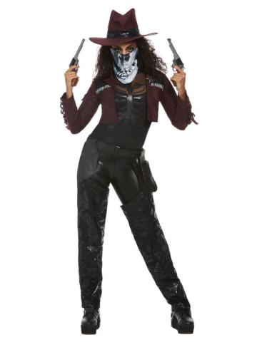 Dark Spirit Western Cowgirl Costume