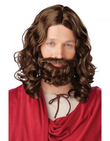 Jesus Wig And Beard Set