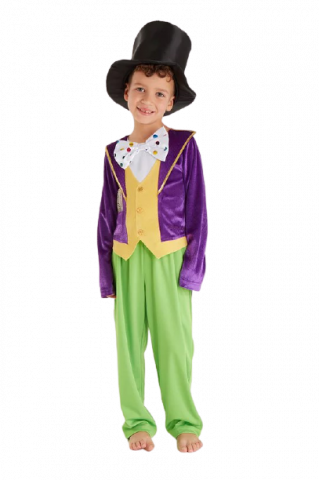 Roald Dahl Willy Wonka Costume - Kids