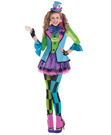 Sassy Mad Hatter Costume - Teen