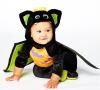 Iddy Biddy Bat Costume Crawling