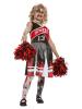 Red Zombie Cheerleader Costume - Kids