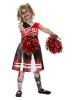 Red Zombie Cheerleader Costume - Kids
