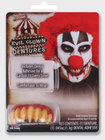 Evil Clown Dentures